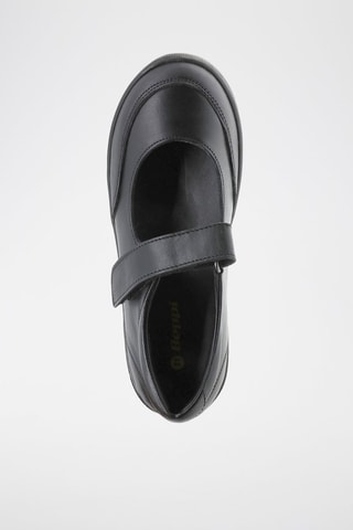 Leren Ballerina's - Zwart