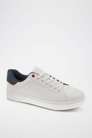Sneakers - Wit - Wit en marineblauw