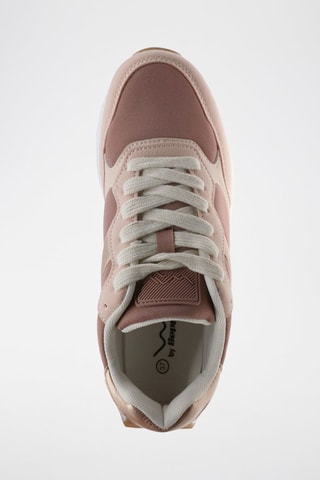 Sneakers - Wit, bruin en roze