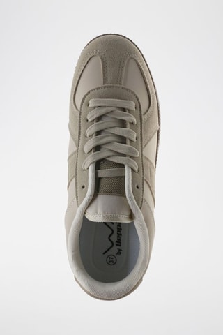 Nubuck Sneakers - Bruin en grijs