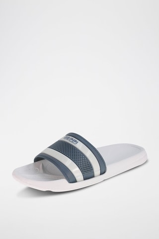 Slippers - Wit en grijs