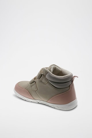 Hoge Sneakers - Beige en roze