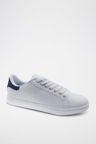 Sneakers - Wit - Wit en blauw