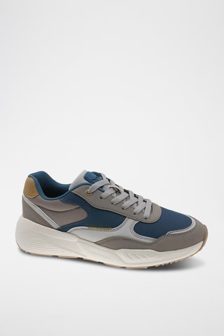 Leren Sneakers - Grijs