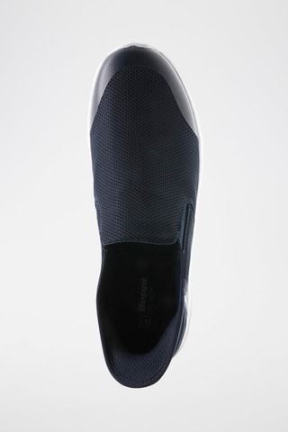 Slip-ons - Wit en blauw