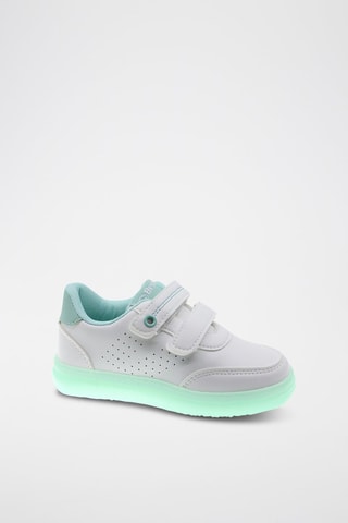 Sneakers - Wit - Wit en lichtblauw