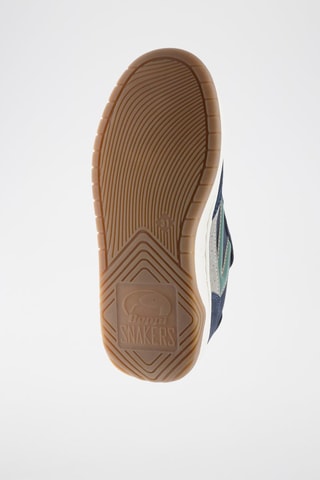 Baskets - Bleu, vert et gris