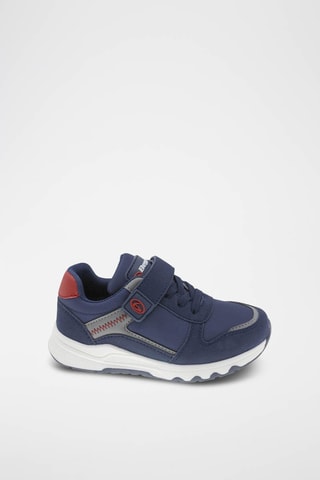 Baskets - Bleu, orange et gris