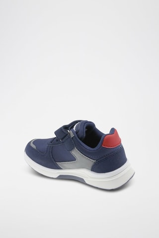 Baskets - Bleu, orange et gris