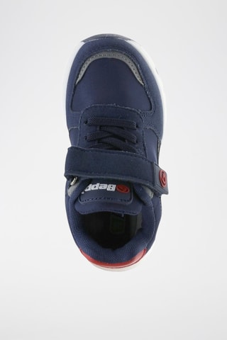 Baskets - Bleu, orange et gris