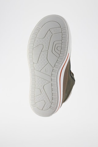 Baskets montantes - Beige, vert et orange