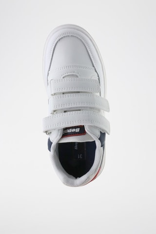 Sneakers - Wit, rood en blauw
