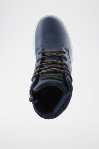 Baskets montantes - Bleu et marron