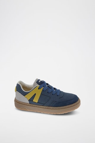 Baskets - Bleu, jaune et gris
