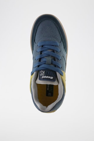 Baskets - Bleu, jaune et gris