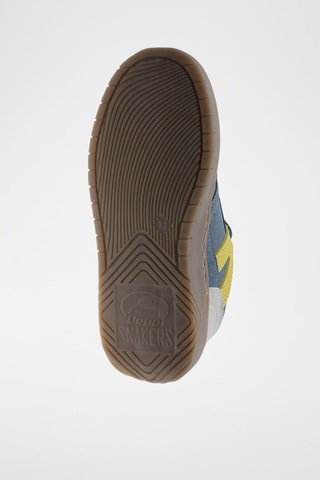 Baskets - Bleu, jaune et gris