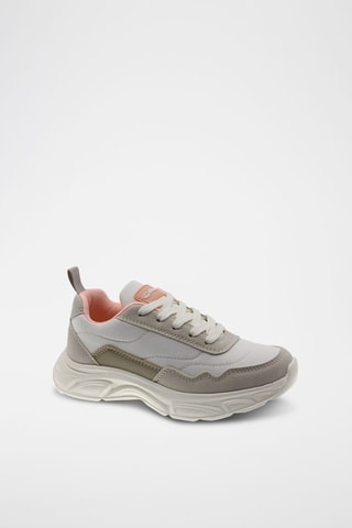 Sneakers - Beige en grijs
