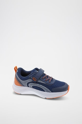 Baskets - Blanc, orange et bleu