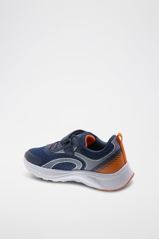Baskets - Blanc, orange et bleu