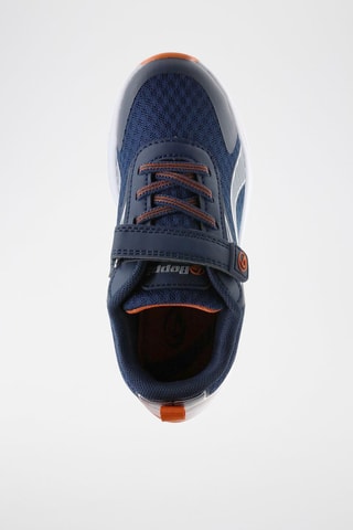 Baskets - Blanc, orange et bleu