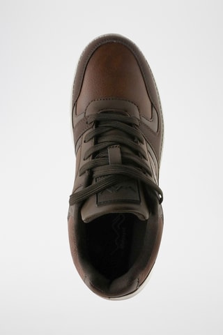 Baskets en cuir - Marron