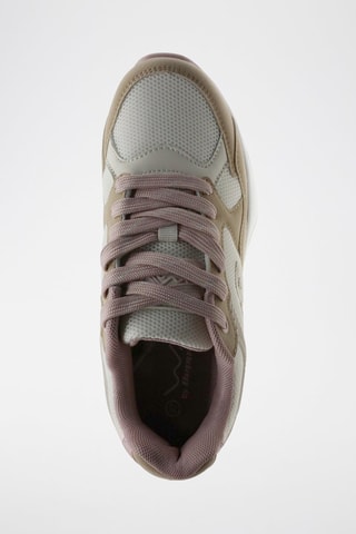 Baskets - Blanc, beige et rose