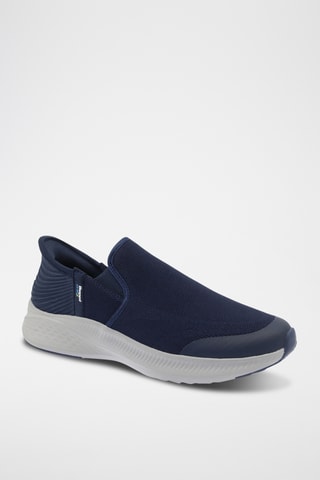 Slip-on en cuir - Bleu