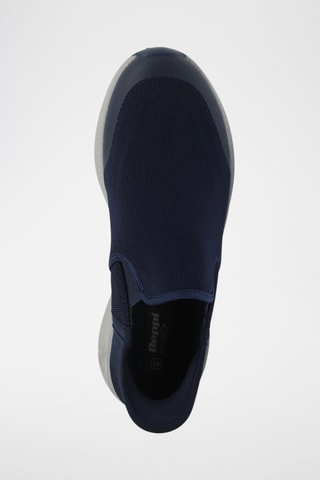 Slip-on en cuir - Bleu