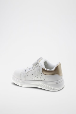 Sneakers - Wit en goudkleurig