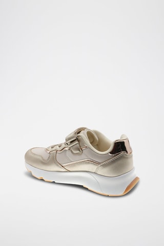 Sneakers - Goudkleurig - Goudkleurig en roze