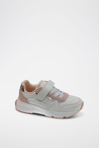 Sneakers - Wit - Wit, zilverkleurig en roze