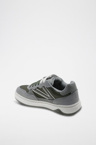 Baskets - Blanc, vert et gris