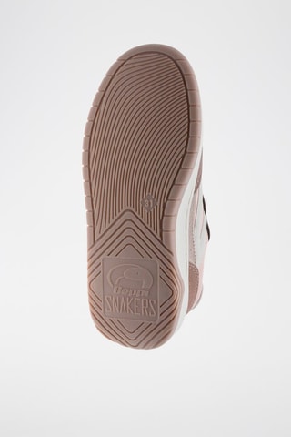 Sneakers - Wit, bruin en roze