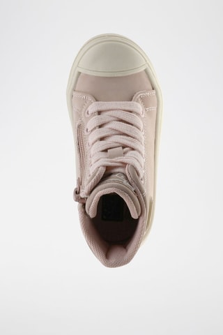 Hoge Sneakers - Wit, beige en roze