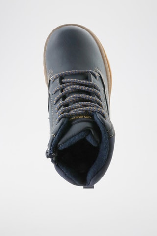 Enkellaarzen - Beige en blauw