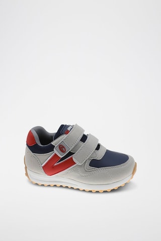 Baskets - Rouge, bleu et gris