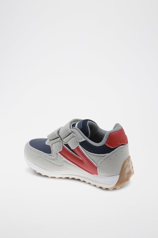 Baskets - Rouge, bleu et gris
