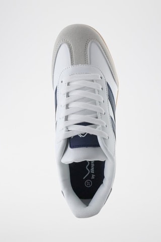 Sneakers - Wit, blauw en grijs