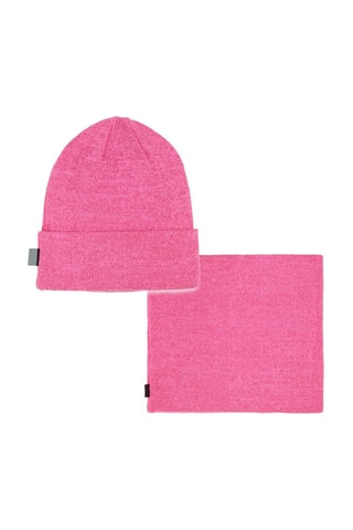 Gorro y cuello - Rosa