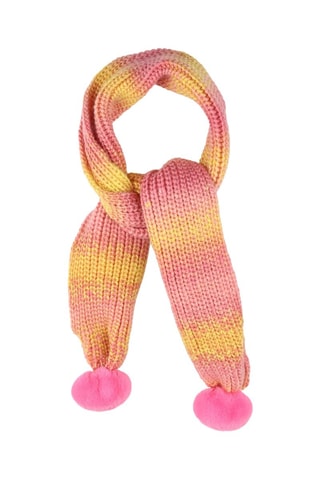 Bufanda con borlas - Malva