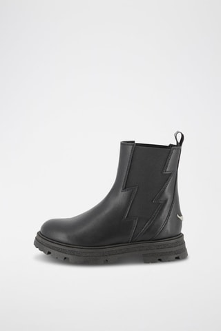 Botines Chelsea de piel - Negro - Zadig