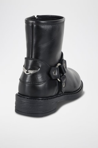 Botines de piel - Negro - Zadig
