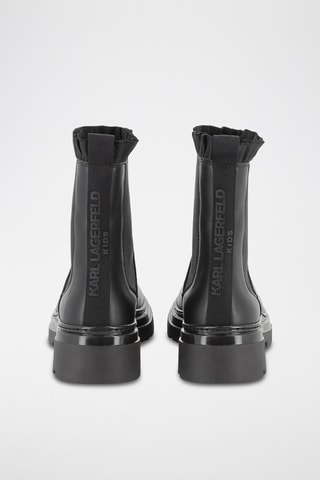 Botines Chelsea de piel - Negro - Karl Lagerfeld