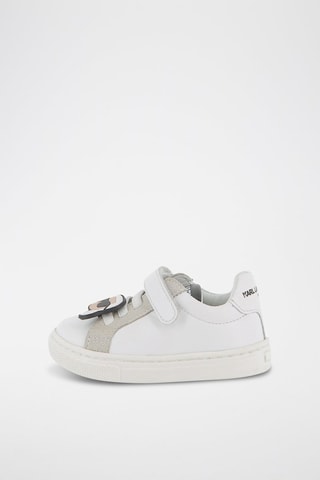 Zapatillas de piel - Blanco - Karl Lagerfeld