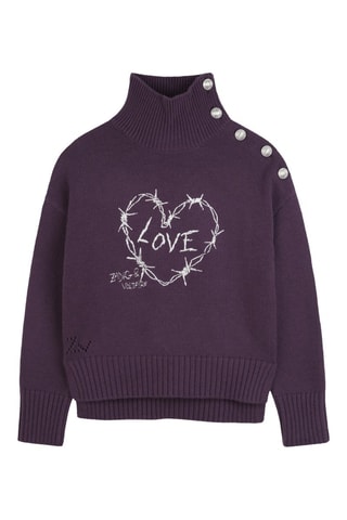 Jersey de lana - Violeta - Zadig