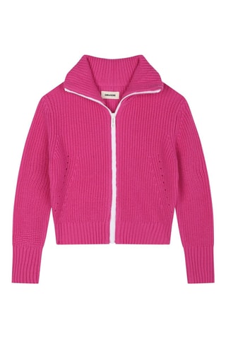 Cárdigan de lana - Fucsia - Zadig