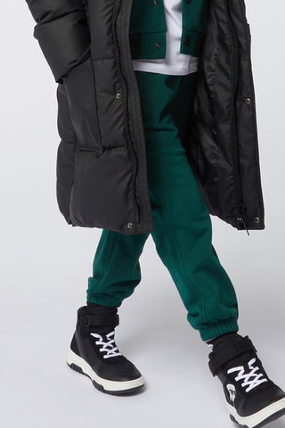 Pantalón de chándal de algodón orgánico - Verde oscuro - Karl Lagerfeld