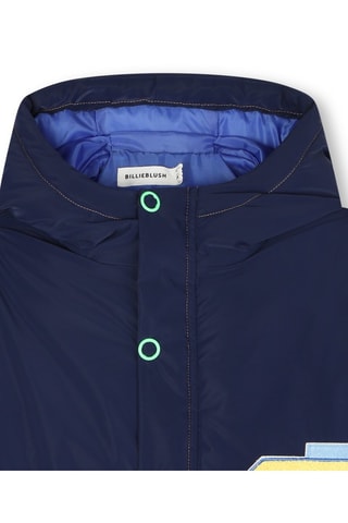 Chaqueta con capucha - Azul marino - Billieblush