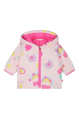 Chaqueta con capucha - Rosa empolvado - Billieblush