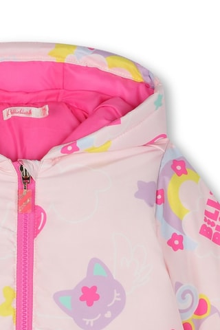 Chaqueta con capucha - Rosa empolvado - Billieblush